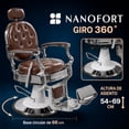 thumbnail image 4 of Sillon Barberia Gotico Hidraulico Reclinable 360 Cafe 200 Kg, 4 of 11