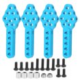 thumbnail image 1 of 4pcs Set RC Car Damping Mount Base Plate Angle, Adjustable Damping Mount Plate Aluminium Material, for 1/10 Crawler, 1 of 8