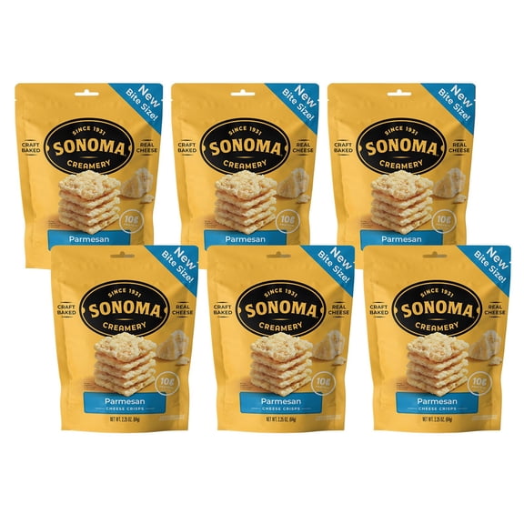Sonoma Creamery - Parmesan Cheese Crisps - 2.25 Oz, Case of 6