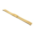 thumbnail image 2 of Bandini 13mm Gold Tone Stainless Steel Stretch Watch Strap for Women, Straight End, Adjustable Length Metal Expansion Watch Band, No Buckle, 2 of 6