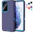 thumbnail image 1 of Entronix Funda Resistente Diseñada para Galaxy S22 Ultra, Resistente a Golpes y Polvo, de Triple Capa, Color Azul., 1 of 7