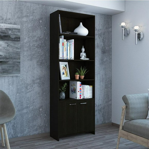 Biblioteca Lisa Excelsior 1.8mts Madera Chocolate