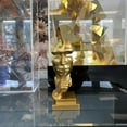 thumbnail image 6 of Adam & Friends Home Decor Silence Is Golden Sculpture | 1-Piece | Gold, 6 of 6