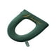 thumbnail image 2 of Adhesivo para la tapa de la tapa del asiento del váter de invierno | Anillo de asiento de inodoro de felpa suave de forro polar | Encaja en inodoros pequeños | Antideslizante, lavable, reutilizable, 2 of 6