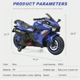 YOMYM 12V Kids Electric Motorcycle, Battery Operated Motorized Bike ...
