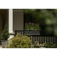 thumbnail image 5 of Veradek Brixton Railing Window Box 36" Plastic Planter - Black, 5 of 14