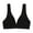 Black, variant on Bralette for Women Yoga Sports Wireless Cami Bra Seamless Deep V Neck Triangle Workout Comfy Underwear