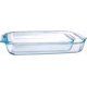 thumbnail image 1 of Plato para hornear Pyrex Basics de vidrio oblongo transparente, 2 unidades, Value Plus, 1 of 1
