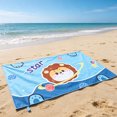 thumbnail image 7 of FEOLGEHLY 51.18x31.49in Large Beach Towels, Microfiber Oversized Beach Bath Towel, Sandproof Quick Dry Pool Towel for Kids, Absorbent Portable Beach Blanket for Camping Yoga Travel Outdoor Use, 7 of 7