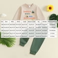 thumbnail image 3 of Linfrsh Baby Boy Clothes Fall Clothes Print Long Sleeve Pullover Tops + Pant Sets Toddler Winter Outfits, 3 of 4