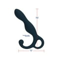 thumbnail image 5 of LUX Active LX1 Vibrating Silicone Anal Sex Toy with Bullet, Navy, 5 of 5