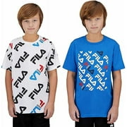 Fila Youth Boy's 2 Pack Short Sleeve T-Shirts XLrg
