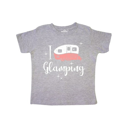 

Inktastic I Love Glamping Gift Toddler Toddler Girl T-Shirt