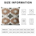 thumbnail image 5 of PHYHOO  New Living Series Leaf Geometric Coffee Throw Decorative Pillow Cover Cushion Cover, 5 of 5