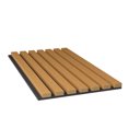 thumbnail image 5 of Ekena Millwork AcoustixPro Noise Cancelling Traditional Medium Slat Wall Panel 11"W x 94 1/2"H, Honey Maple (2 Pack), 5 of 7