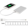 thumbnail image 2 of GREPHONE 10 Pack 7inch Portable Lighting to USB Cable Compatible with iPhone/iPad/iPod, 5V, 2 of 6