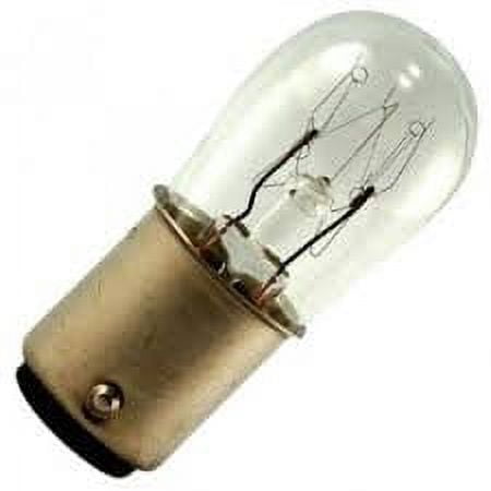 6S6DC-155V Incandescent Bulbs S6 155 Volt 6 Watt Double Contact Bayonet Base (5 pieces) - 6S6DC-155V