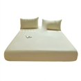 thumbnail image 3 of SIfdSeng Get it Fast Piece Thickened Solid Color Bed Cover Class A Full Solid Color Washed Baby and Grade Bedspread Cover Imitation Pure Bed Sheet Cover for Summer, 3 of 5