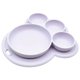 thumbnail image 1 of Inteprter de cena para niños, alimentación de silicona, frutas, dividido, cuenco, forma de pata, vajilla de alimentación, juguete para Mostrada Gris Inteprter HA003350-05, 1 of 1
