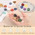 thumbnail image 3 of Uxcell 20 Pcs Natural Heart Shaped Crystal Stone, 0.8 Inch Mini Polished Love Gemstone Crystal, Pocket Rock Engraved Worry Stones for Women Gifts Meditation, Emerald Green, 3 of 6