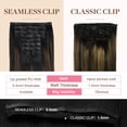 thumbnail image 3 of Extensiones de cabello humano real con clip, extensiones de cabello humano remy para mujeres, cabello humano natural,, 3 of 5