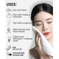 thumbnail image 6 of 100% Plant Fiber Disposable Face Towel Biodegradable Face Towel for Drying Face 50 Count/Box Extra Thick Soft One Time Use Face Towels 10"×12" Large Clean Towels for Sensitive Skin, Baby Care, 6 of 6