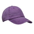 thumbnail image 3 of 2xGorra De Béisbol Con Sin Espalda Para Mujer, Gorra Con Moño Alto Desordenado, Color Morado, 3 of 8
