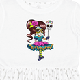 thumbnail image 4 of Inktastic DÃ­a De Los Muertos Girl with Skull Balloon Girls Toddler Dress, 4 of 5