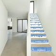thumbnail image 3 of Graflsoa 13-Piece Customizable PVC Stair Stickers, 18x100cm, 24 Styles, Easy Install & Removable, Anti-Bacterial, Moisture-Proof, for Home Decoration, 3 of 7