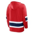 thumbnail image 3 of Men's Fanatics Red Washington Capitals Prime Time Fleece Hoodie, 3 of 4
