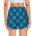 thumbnail image 2 of Lsque Cute Turtle Printed Women's Running Shorts with Liner Pockets,Elastic Quick Dry Workout Athletic Gym Yoga Shorts,Womens High Waist Shorts-Large, 2 of 9