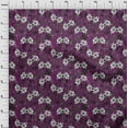 thumbnail image 3 of oneOone Cotton Poplin Purple Fabric Florals Fabric For Sewing Printed Craft Fabric By The Yard 56 Inch Wide, 3 of 4