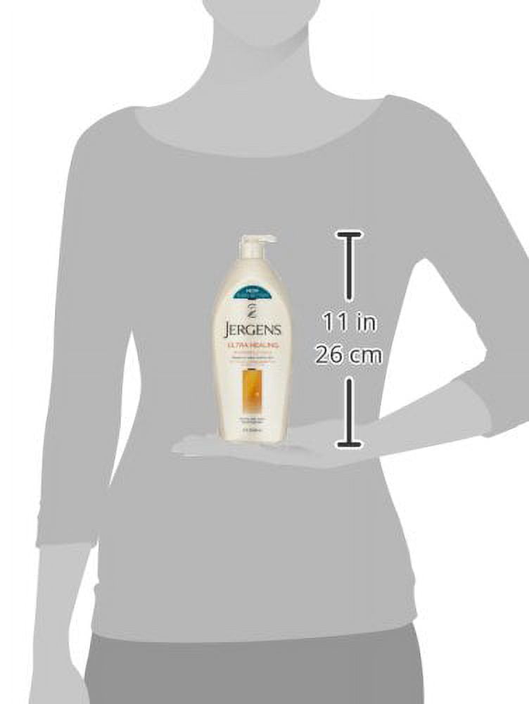 Jergens Ultra Healing Dry Skin Moisturizer, Body and Hand Lotion for Dry Skin, for Quick Absorption