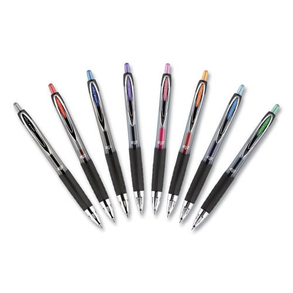 "Signo 207 Gel Pen, Retractable, Medium 0.7 Mm, Blue Ink, Translucent Blue Barrel, 4/pack | Bundle of 2 Packs"