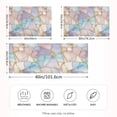thumbnail image 2 of Yayeee Pillowcase Queen Size Set of 2 Satin Wrinkle Resistant Envelope Pillow Case, Elegant Marble Pattern, 2 of 8