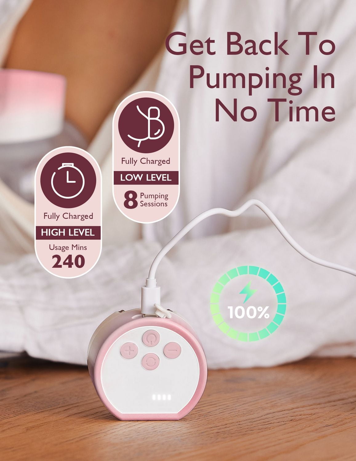 Momcozy Hands-Free Breast Pump S12 Pro Wearable, Double Wireless Pump with Comfortable DoubleFit Flange