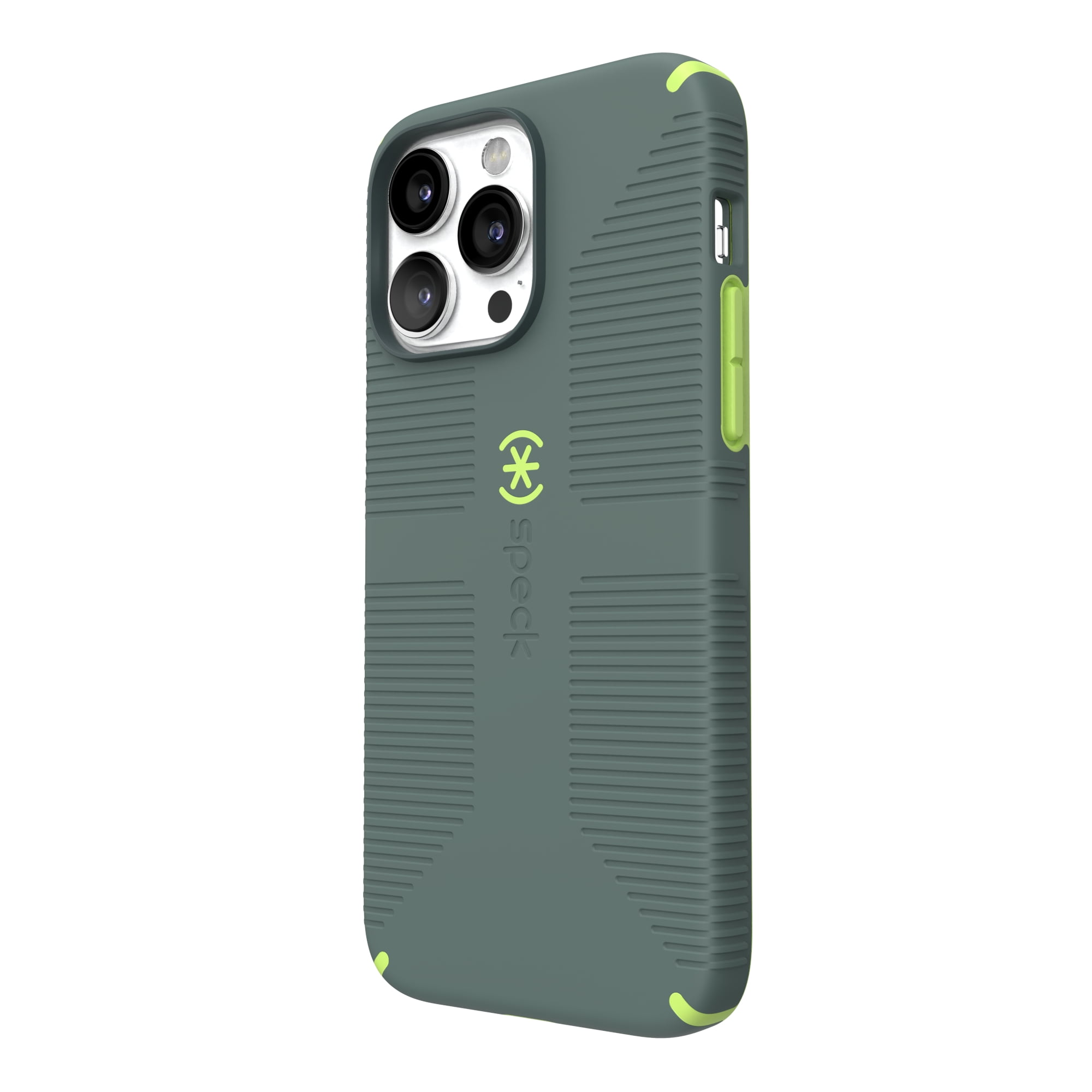 iPhone 14 Pro Max CandyShell Grip with MagSafe in Neo Drab and Glow Green