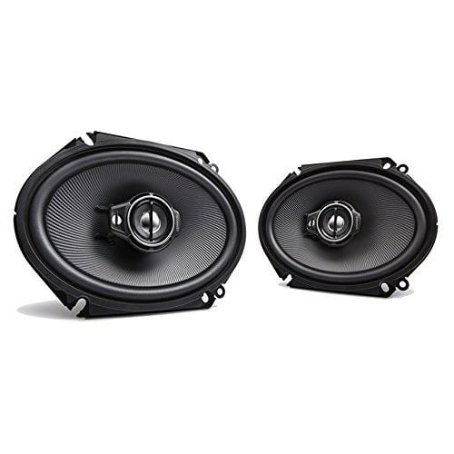 Kenwood 6x8" Custom Fit Speakers 360W Peak/81W RMS Gray (KFCC6895PS) (Refurbished