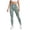 Green, variant on Women's High Waist Seamless Camo Scrunch Legging Knit Workout Yoga Pants (Red, M)