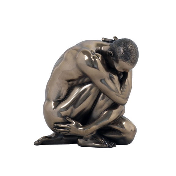 Nude Male - Artistic Body Cold Cast Bronze Statue