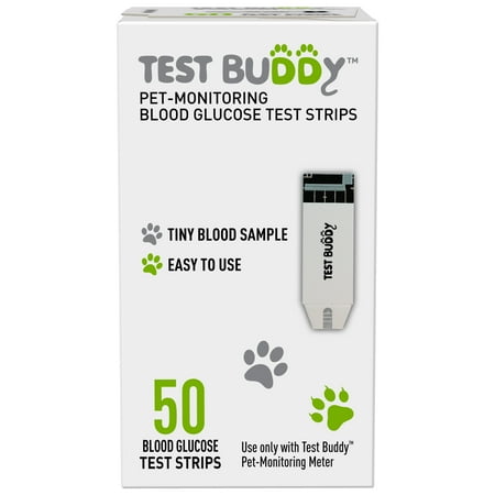 Test Buddy™ Pet-Monitoring Blood Glucose Test Strips  50 ct