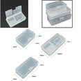 thumbnail image 4 of Transparent Rectangle Plastic Storage Box Screw Holder Case Organizer Container, 4 of 7
