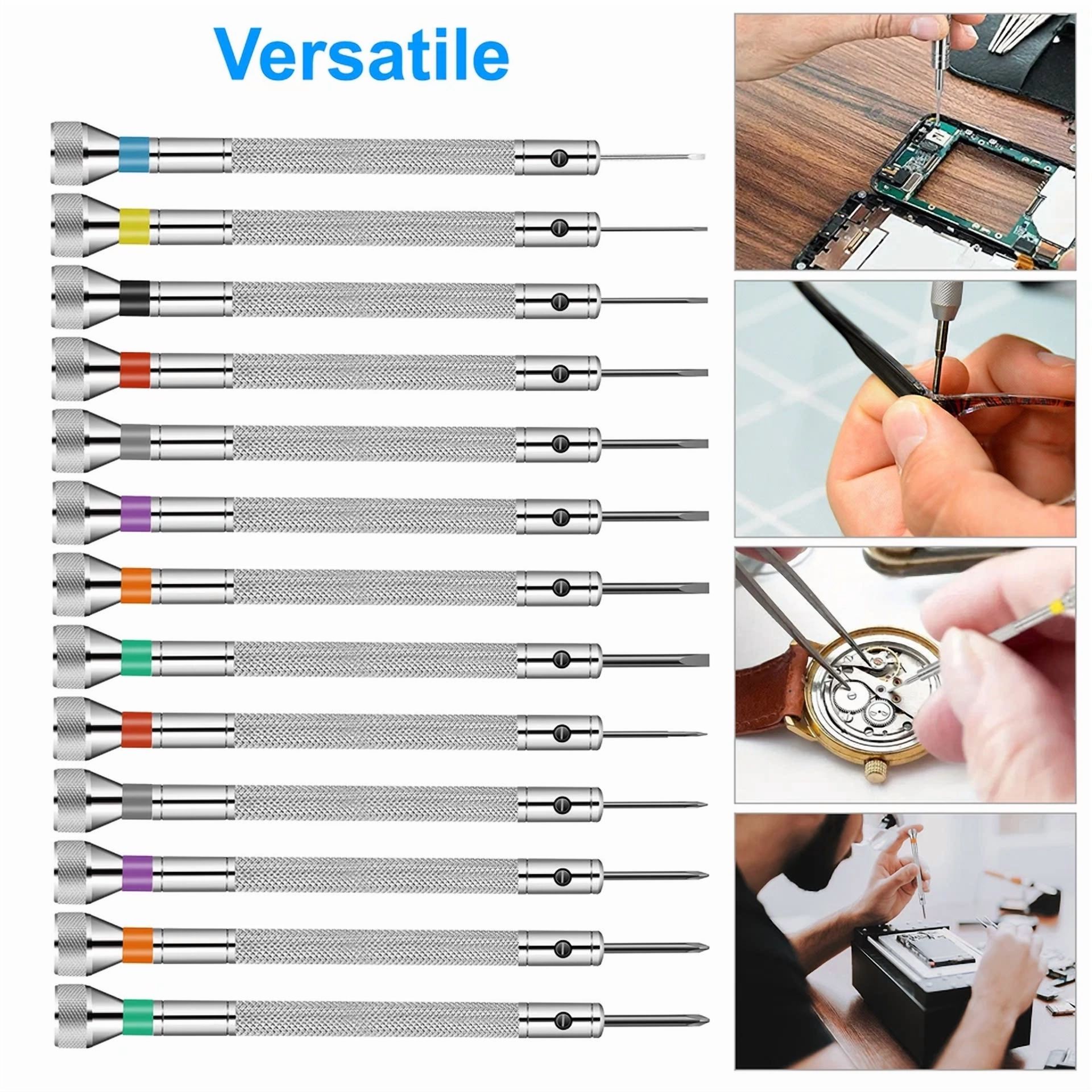 13Pcs Precision Screwdriver Set For Watch Glasses Jewelry Electronic Repair Tool