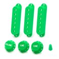 thumbnail image 1 of Switch Tip Pickup Cover Musical Instruments 48/50/52mm Pole For Single Coil Pickups For ST Style Guitars Plastic Green, 1 of 6