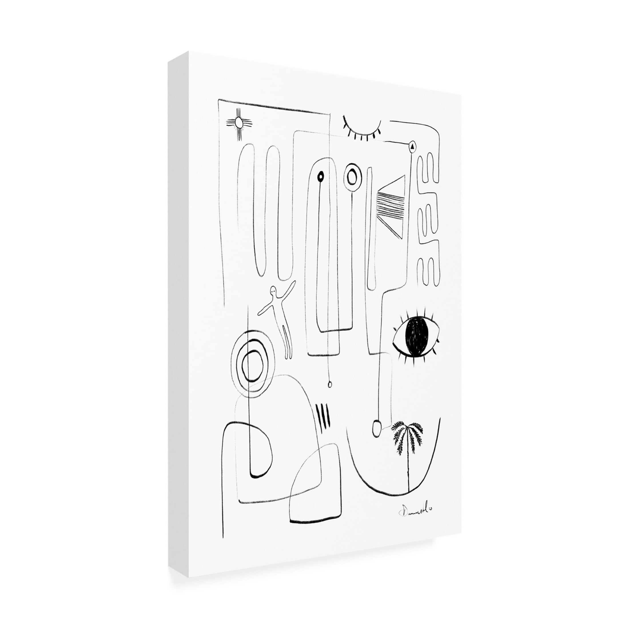 Trademark Fine Art Dan Hobday  Eyeshaveit Canvas Wall Art