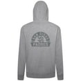 thumbnail image 3 of Men's Levelwear Heather Gray San Diego Padres Podium Banner Arch Full-Zip Hoodie, 3 of 3