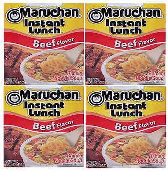 Maruchan Beef Instant Lunch, 2.25 oz (12 Packs)