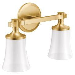 Moen YB0362BG Flara two globe bath light