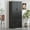 Black#8, variant on Wooden Sideboards 72" Modern Fluted Kitchen Pantry Cabinet with 2 Large Drawers & 8-Door Spice Rack, Freestanding Storage Organizer for Bathroom, Dining Room, Office, Entryway, Black,Dining Room Side