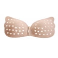 thumbnail image 4 of Women Hollow Out Invisible Gathered Lift Sticky Breathable Backless Zipper Sticky Bra, 4 of 5
